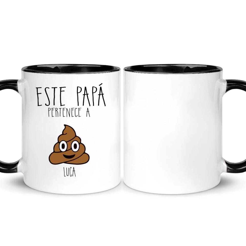 Tasse personnalisée pour papa grand-père | Cadeau personnalisé pour père grand-père | Ce grand-père papa appartient à