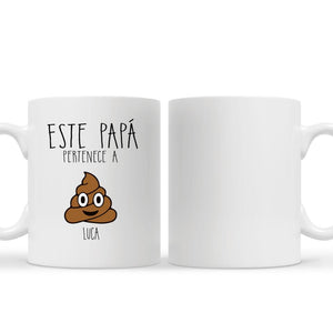 Tazza personalizzata per papà nonno | Regalo personalizzato per padre nonno | A questo nonno appartiene papà