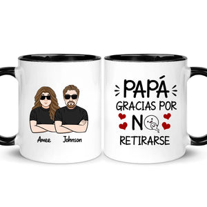 Tazza personalizzata per papà | Regalo personalizzato per papà | Grazie per papà