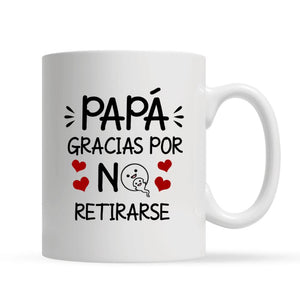 Tazza personalizzata per papà | Regalo personalizzato per papà | Grazie per papà