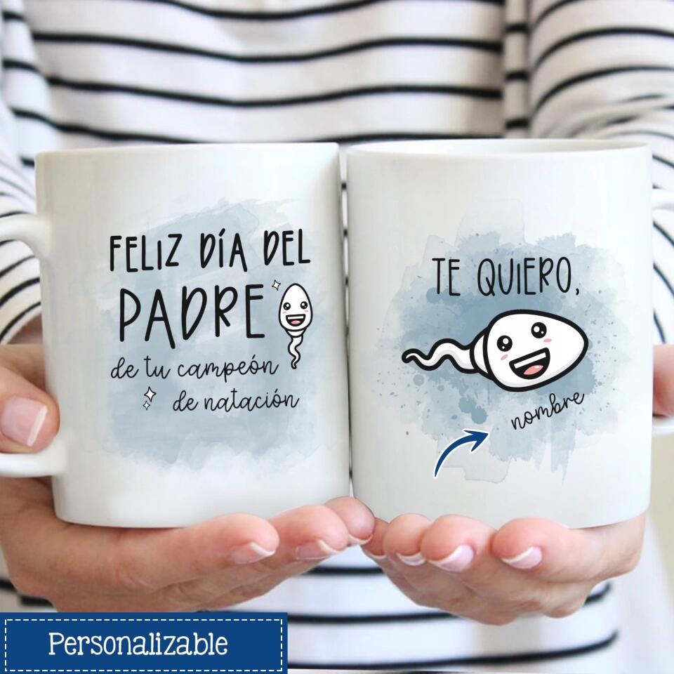 Taza Personalizada Para Papá | Personalizado Regalo Para Padre | Te Quiero Padre