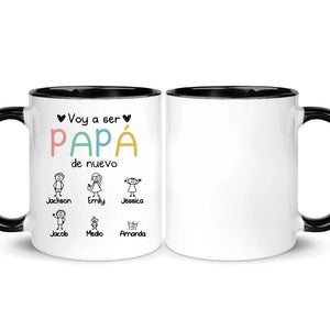 Taza Personalizada Para Papá | Personalizado Regalo Para Papá | Voy A Ser Papá De Nuevo