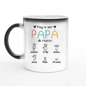 Taza Personalizada Para Papá | Personalizado Regalo Para Papá | Voy A Ser Papá De Nuevo