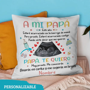 Coussins personnalisés pour papa | Cadeau personnalisé pour le père | À mon père