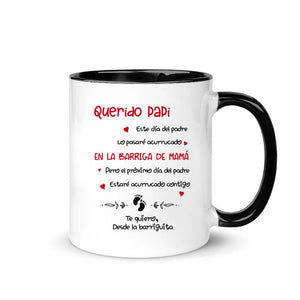 Tasse personnalisée pour papa | Cadeaux personnalisés pour le père | Bonne fête des pères, je t'aime