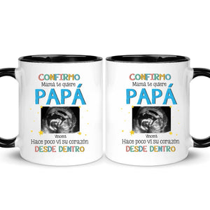 Tasse personnalisée pour papa | Cadeaux personnalisés pour papa | Je confirme que maman t'aime papa photo