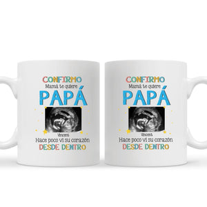 Tasse personnalisée pour papa | Cadeaux personnalisés pour papa | Je confirme que maman t'aime papa photo