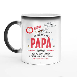 Tasse personnalisée pour papa | Cadeau personnalisé pour papa | Merci papa de ne pas utiliser de préservatif