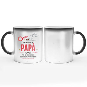 Tazza personalizzata per papà | Regalo personalizzato per papà | Grazie papà per non aver usato il preservativo