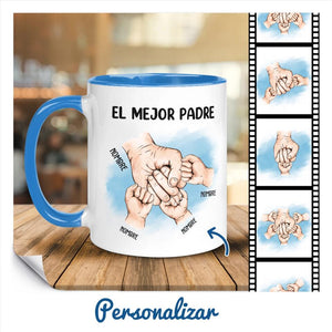 Tasse personnalisée pour papa | Cadeau personnalisé pour le père | L'équipe de rêve de papa