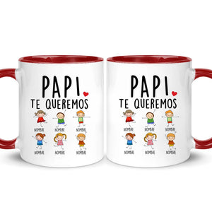 Tazza personalizzata per papà | Regalo personalizzato per papà | Ti amo Ti amiamo Nonno Papà