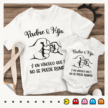 Personalizar Camisetas Para Papá - Padre & hija un vínculo que no se puede romper