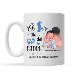 Taza Personalizada Para Papá | Personalizado Regalo Para Padre | El 1er Día Del Padre