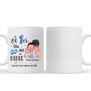 Taza Personalizada Para Papá | Personalizado Regalo Para Padre | El 1er Día Del Padre