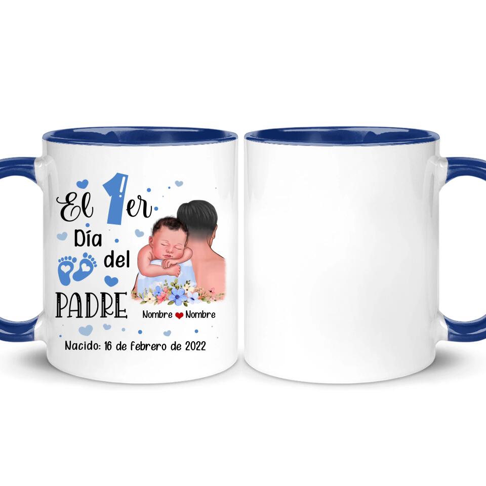 Taza Personalizada Para Papá | Personalizado Regalo Para Padre | El 1er Día Del Padre