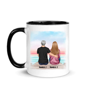 Taza Personalizada Para Papá | Personalizado Regalo Para Papá | Tenemos una relación Perfecta de padre e hija Eres mi padre Y yo soy perfecta