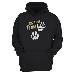 Personalizar Sudadera Con Capucha Para Amante de los gatos | Personalizado Regalo Para Amante de los perros | Dream team