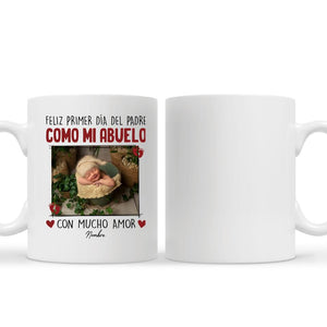 Tasse personnalisée pour grand-père | Cadeau personnalisé pour grand-père | Bonne première fête des pères comme mon grand-père