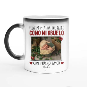 Taza Personalizada Para Abuelo | Personalizado Regalo Para Abuelito | Feliz primer Día Del Padre como mi abuelo