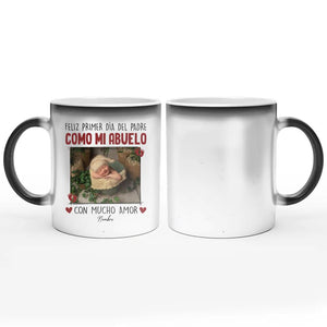 Taza Personalizada Para Abuelo | Personalizado Regalo Para Abuelito | Feliz primer Día Del Padre como mi abuelo