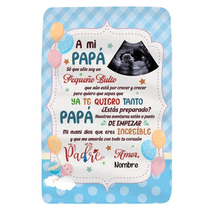 Personalizar Mantas Polar Para Papá | Personalizado Regalo Para Padre | PAPÁ ¿Estás preparado?