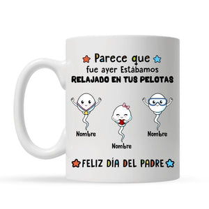 Taza Personalizada Para Papá | Personalizado Regalos Para Padre | Papá, te queremos