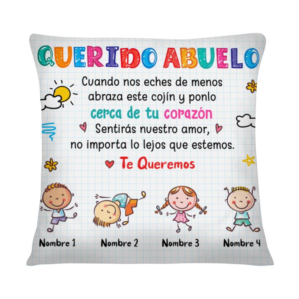 Cojines Personalizados Para Abuelo | Personalizado Regalo Abuelo | Querido Abuelo