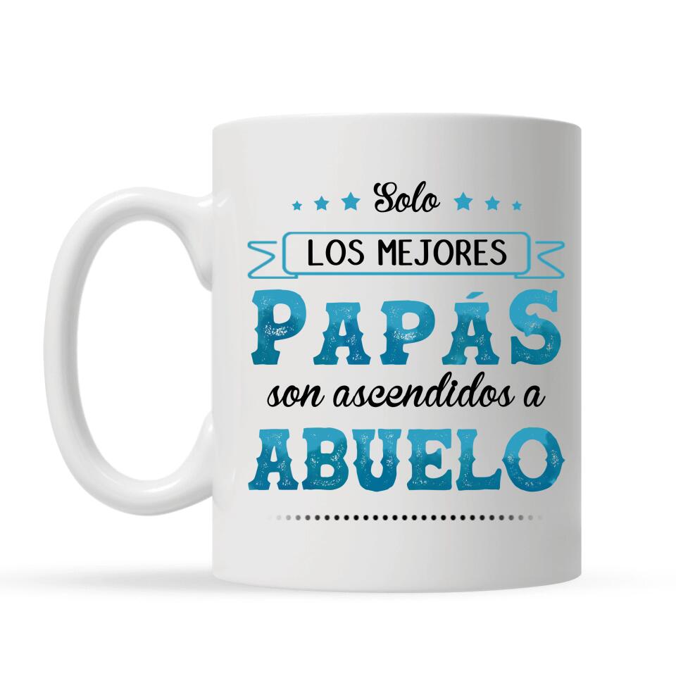 Tasse personnalisée pour grand-père | Cadeaux personnalisés pour Tata | Seuls les meilleurs papas sont promus grand-père