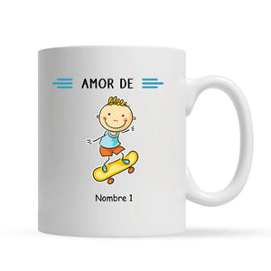 Tasse personnalisée pour grand-père | Cadeaux personnalisés pour Tata | Seuls les meilleurs papas sont promus grand-père