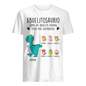 Personalizar Camisetas Para Abuelo | Personalizado Regalo Para Abuelito | Abuelosaurio