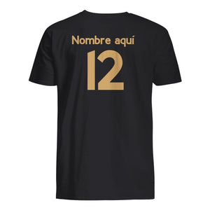 Personnalisez des T-shirts pour papa | Cadeau personnalisé pour le père | L'équipe de foot de papa 2 équipes