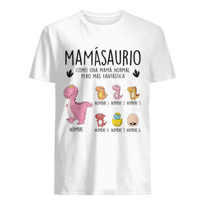 Personalizza magliette per la mamma | Regali personalizzati per la mamma | Madresaurus come una mamma normale ma più fantastica