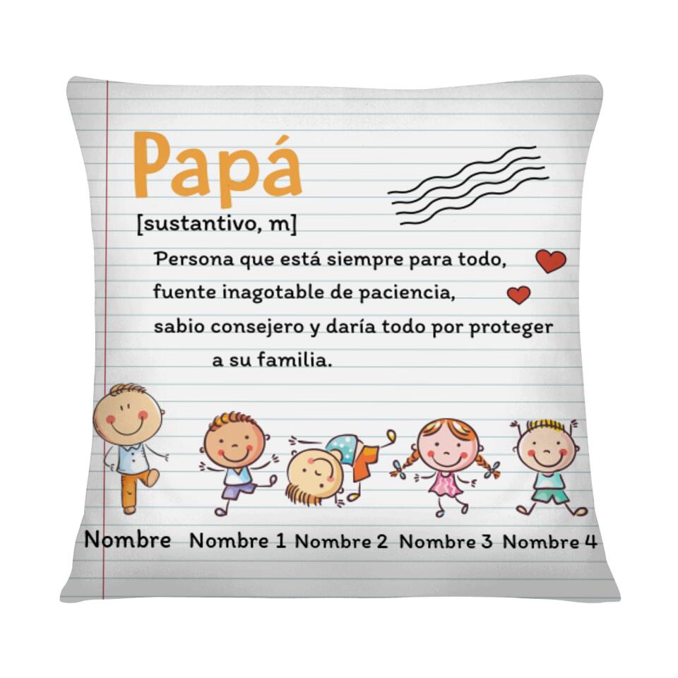 Cojines Personalizados Para Papá | Personalizado Regalo Abuelo | Persona que está siempre para todo Abuelo Papá