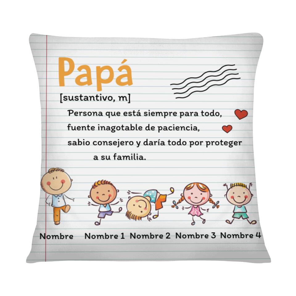 Cuscini personalizzati per papà | Regalo personalizzato per il nonno | Persona che c'è sempre per tutto Nonno Papà