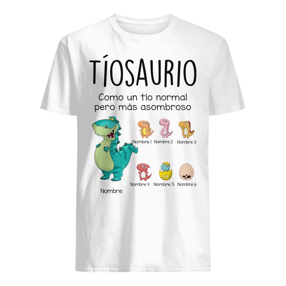 Personalizar Camisetas Para Tío | Personalizado Regalo Para Tío | Tíosaurio Como un tío normal pero más asombroso