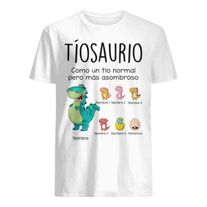 Personalizar Camisetas Para Tío | Personalizado Regalo Para Tío | Tíosaurio Como un tío normal pero más asombroso