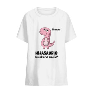 Personnalisez les T-shirts de la famille des dinosaures | Cadeau personnalisé pour la famille | famille de dinosaures