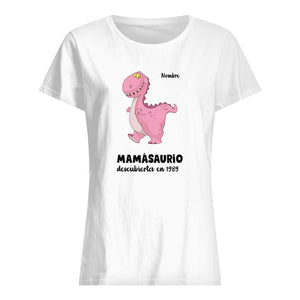 Personnalisez les T-shirts de la famille des dinosaures | Cadeau personnalisé pour la famille | famille de dinosaures