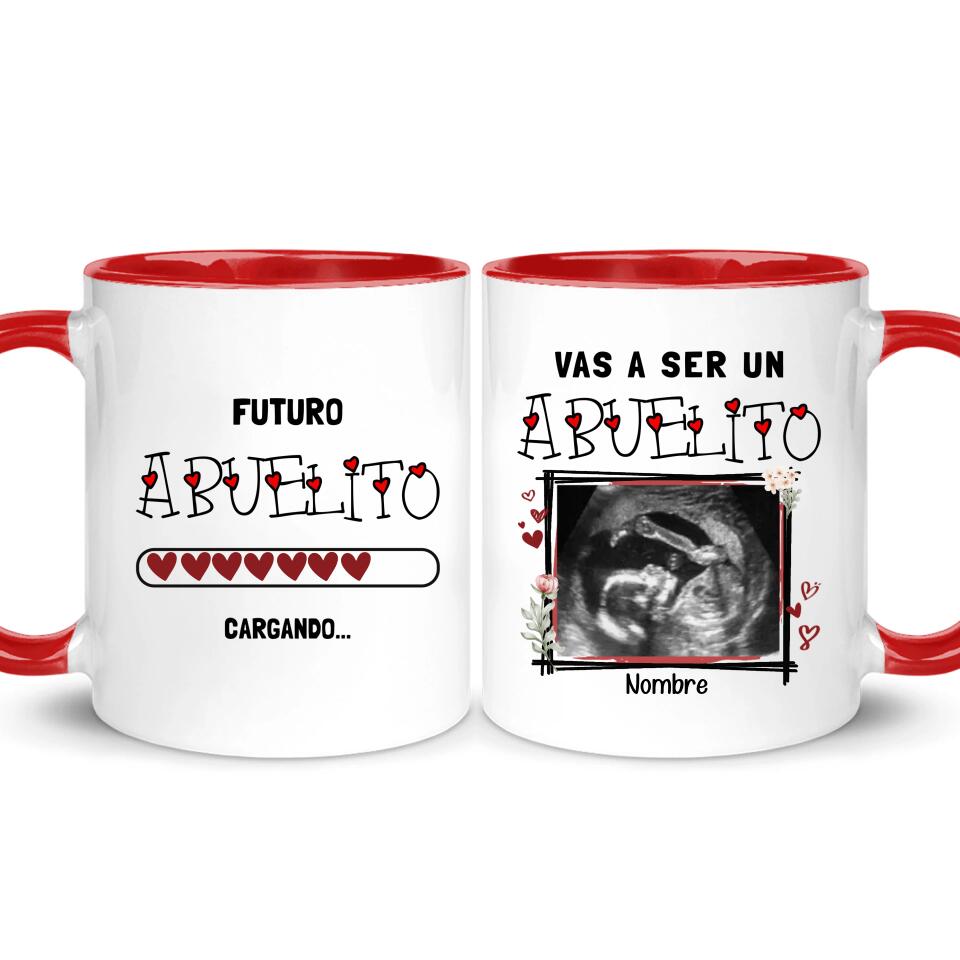 Taza Personalizada Para Abuelo | Personalizado Regalo Para Abuelo | Futuro Abuelito