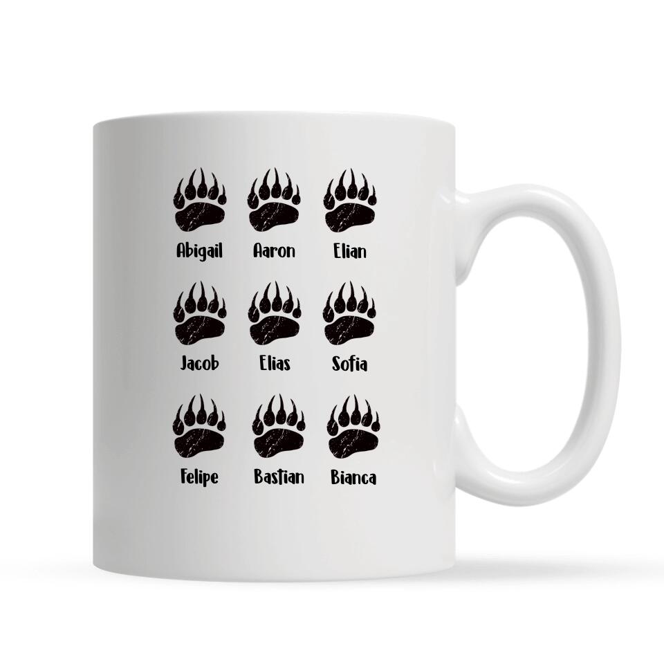 Taza Personalizada Para Papá | Personalizado Regalos Para Papá | Eres Un Padre Fabuloso Aunque A Veces Me Gruñas  Como Un Oso