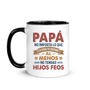 Tasse personnalisée pour papa | Cadeau personnalisé pour papa | Au moins, n'ayez pas d'enfants laids