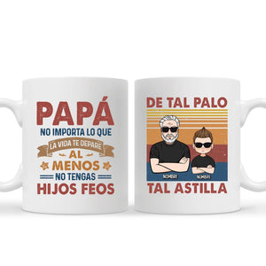 Taza Personalizada Para Papá | Personalizado Regalo Para Papá | Al Menos No Tengas Hijos Feos