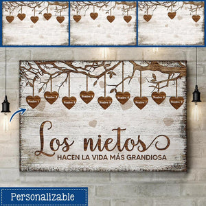 Personalizza magliette per il nonno | Regalo personalizzato per il nonno | I nipoti rendono la vita migliore