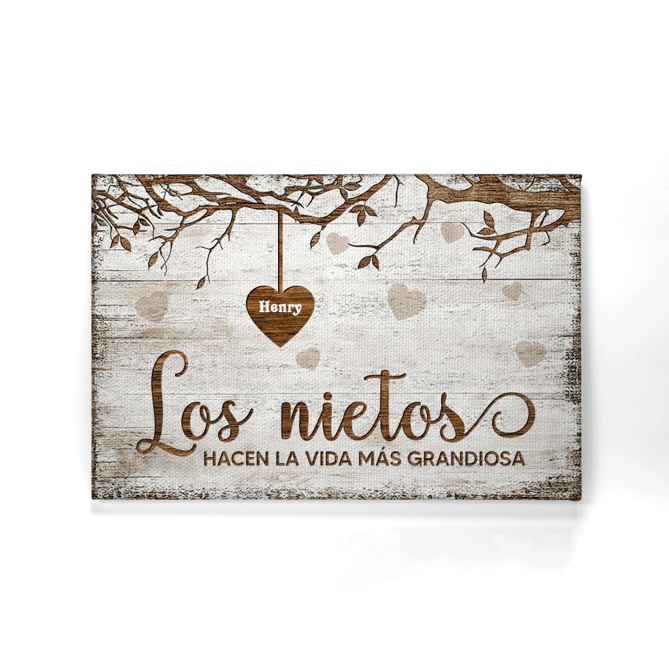 Personalizar Camisetas Para Abuelo | Personalizado Regalo Para Abuelo |Los Nietos Hacen La Vida Más Grandiosa