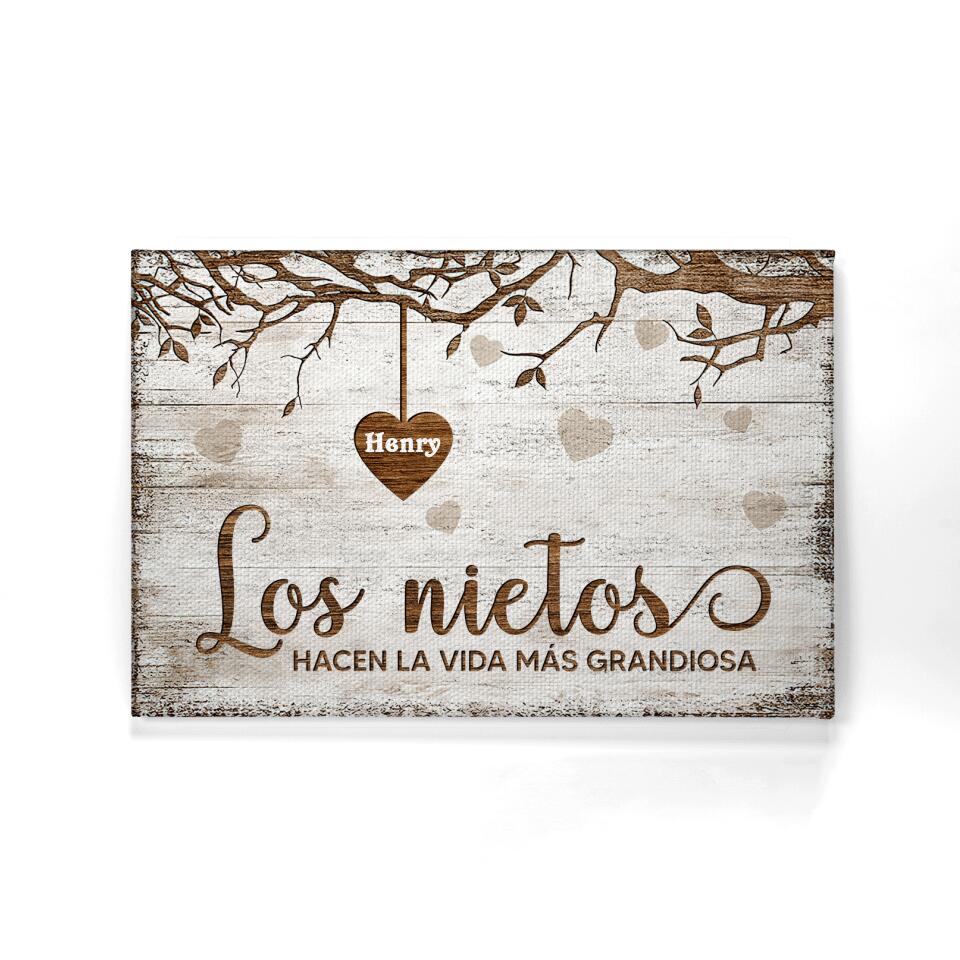 Personalizar Camisetas Para Abuelo | Personalizado Regalo Para Abuelo |Los Nietos Hacen La Vida Más Grandiosa