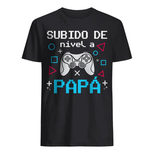 Personnalisez des T-shirts pour papa | Cadeau personnalisé pour le père | Papa a progressé