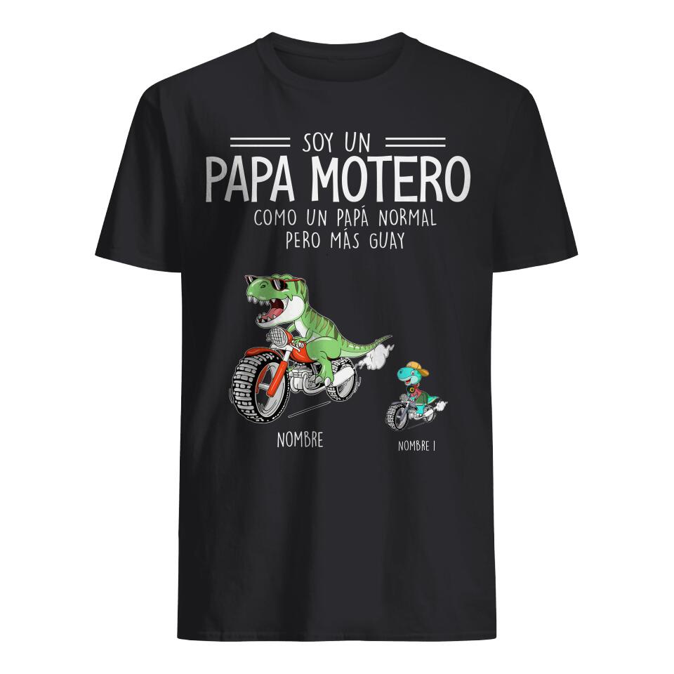Personnalisez des T-shirts pour papa | Cadeau personnalisé pour papa | papa motard