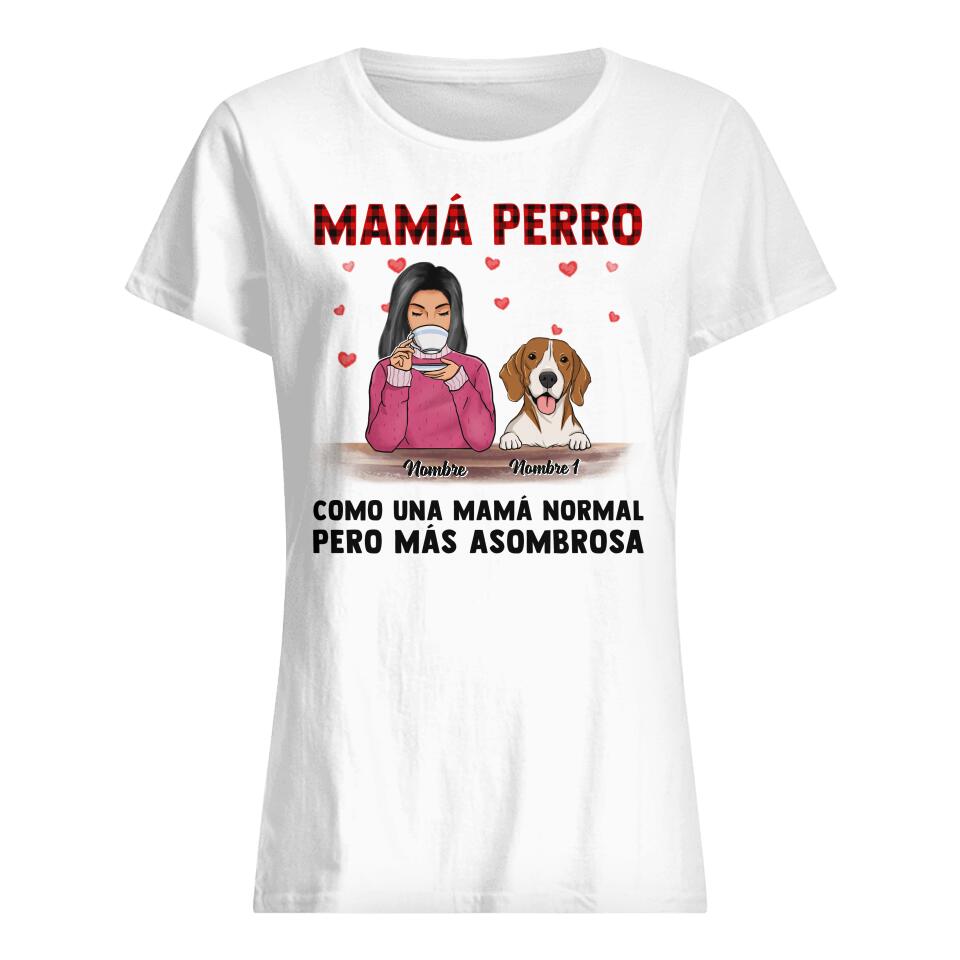 Personnalisez des T-shirts pour les amoureux des chiens | Cadeau personnalisé pour les amoureux des chiens | Maman chien 