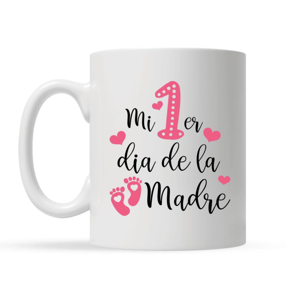 Tasse personnalisée pour la première fête des mères | Cadeau personnalisé pour la nouvelle maman | Ma 1ère fête des mères