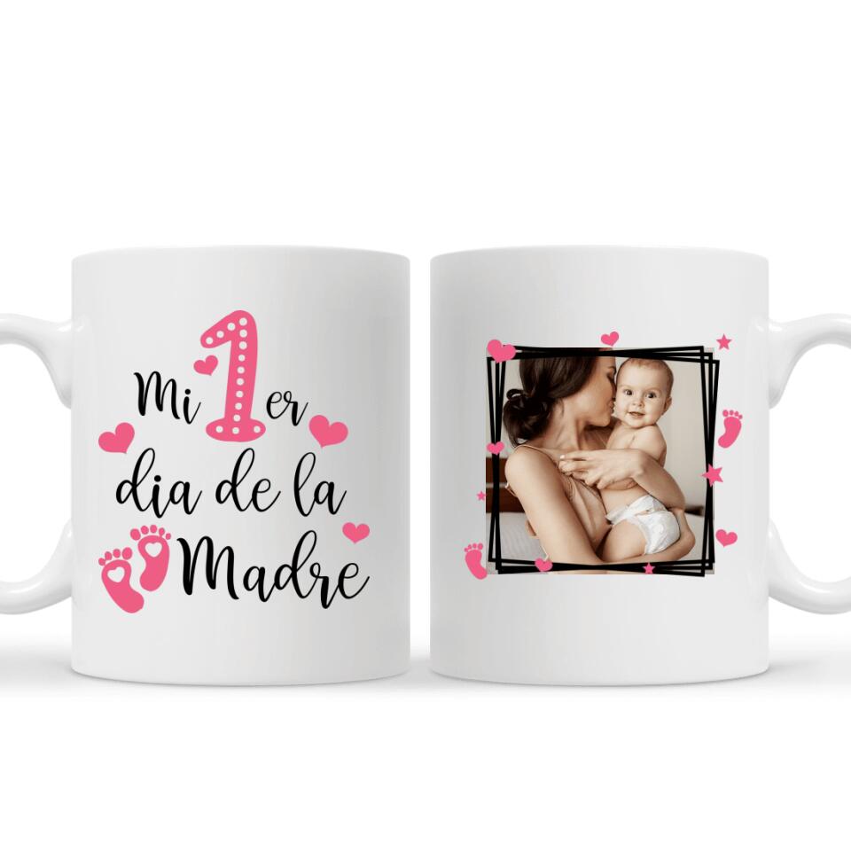 Tasse personnalisée pour la première fête des mères | Cadeau personnalisé pour la nouvelle maman | Ma 1ère fête des mères